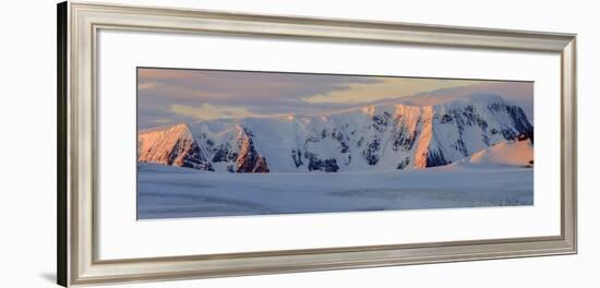 Panorama. Mountain Range. Antarctica.-Tom Norring-Framed Photographic Print