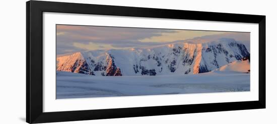 Panorama. Mountain Range. Antarctica.-Tom Norring-Framed Photographic Print