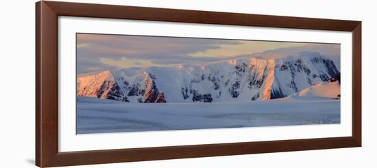 Panorama. Mountain Range. Antarctica.-Tom Norring-Framed Photographic Print