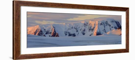 Panorama. Mountain Range. Antarctica.-Tom Norring-Framed Photographic Print