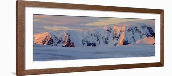 Panorama. Mountain Range. Antarctica.-Tom Norring-Framed Photographic Print