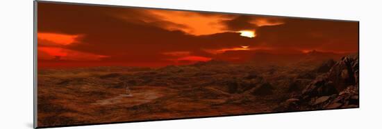 Panorama of a Landscape on Venus-Stocktrek Images-Mounted Photographic Print