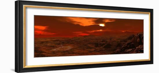 Panorama of a Landscape on Venus-Stocktrek Images-Framed Photographic Print