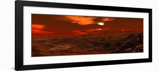 Panorama of a Landscape on Venus-Stocktrek Images-Framed Photographic Print