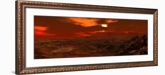 Panorama of a Landscape on Venus-Stocktrek Images-Framed Photographic Print