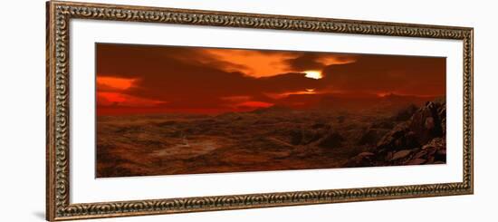 Panorama of a Landscape on Venus-Stocktrek Images-Framed Photographic Print