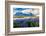 Panorama of Blooming Lupine Flowers on the Stokksnes Headland on Southeastern Icelandic Coast. Icel-Andrew Mayovskyy-Framed Photographic Print