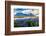 Panorama of Blooming Lupine Flowers on the Stokksnes Headland on Southeastern Icelandic Coast. Icel-Andrew Mayovskyy-Framed Photographic Print