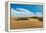 Panorama of Dunes Landscape with Dramatic Clouds in Thar Desert. Sam Sand Dunes, Rajasthan, India-f9photos-Framed Premier Image Canvas