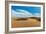 Panorama of Dunes Landscape with Dramatic Clouds in Thar Desert. Sam Sand Dunes, Rajasthan, India-f9photos-Framed Photographic Print