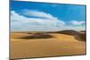 Panorama of Dunes Landscape with Dramatic Clouds in Thar Desert. Sam Sand Dunes, Rajasthan, India-f9photos-Mounted Photographic Print