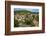 Panorama of Lavaudieu, a Medieval Village, Auvergne, Haute Loire, France, Europe-Guy Thouvenin-Framed Photographic Print