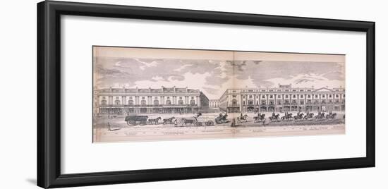 Panorama of London, 1849-George C Leighton-Framed Giclee Print