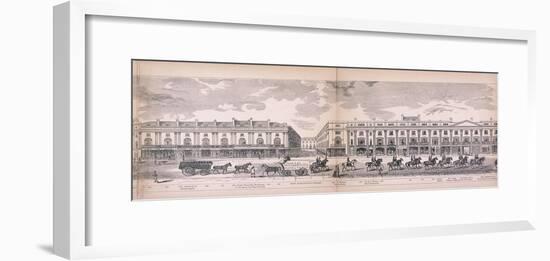 Panorama of London, 1849-George C Leighton-Framed Giclee Print