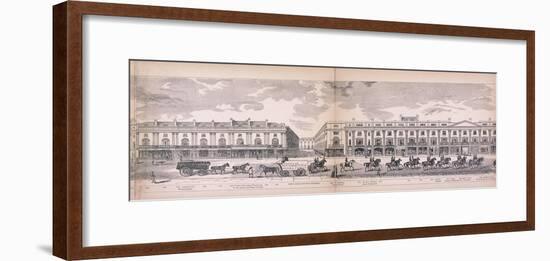 Panorama of London, 1849-George C Leighton-Framed Giclee Print