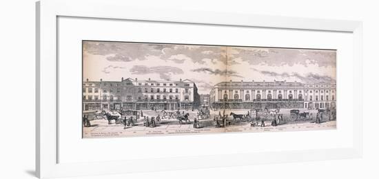 Panorama of London, 1849-George C Leighton-Framed Giclee Print