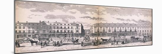 Panorama of London, 1849-George C Leighton-Mounted Giclee Print