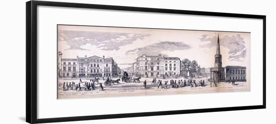 Panorama of London, 1849-George C Leighton-Framed Giclee Print