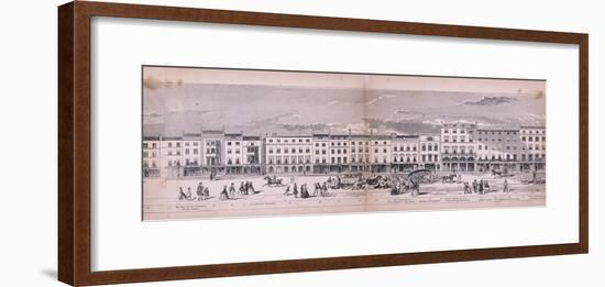 Panorama of London, 1849-George C Leighton-Framed Giclee Print