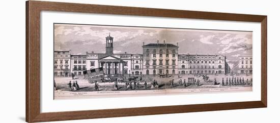 Panorama of London, 1849-George C Leighton-Framed Giclee Print