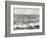 Panorama of London and the River II-The Vintage Collection-Framed Premium Giclee Print