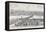 Panorama of London, Westminster and Southwark, Illustration from 'Maps of Old London', 1543-Anthonis van den Wyngaerde-Framed Premier Image Canvas