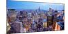 Panorama of New York City in Midtown Manhattan. Low Color Saturation-Sean Pavone-Mounted Photographic Print