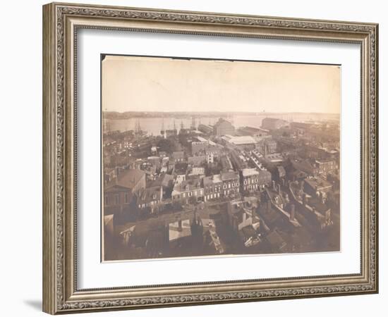 Panorama of Philadelphia, East-Southeast View, 1870-null-Framed Giclee Print