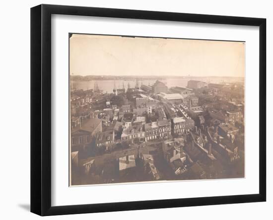 Panorama of Philadelphia, East-Southeast View, 1870-null-Framed Giclee Print