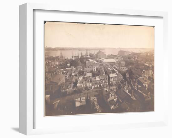 Panorama of Philadelphia, East-Southeast View, 1870-null-Framed Giclee Print