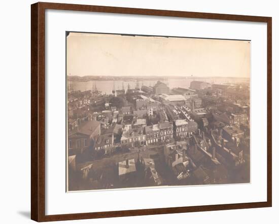 Panorama of Philadelphia, East-Southeast View, 1870-null-Framed Giclee Print