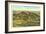 Panorama of Pike's Peak Region, Colorado-null-Framed Art Print