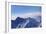 Panorama of Snowy Mountains in Early Morning Fog-BSANI-Framed Photographic Print