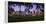 Panorama of the Art Deco Hotels at Ocean Drive, Dusk, Miami South Beach, Art Deco District, Florida-Axel Schmies-Framed Premier Image Canvas