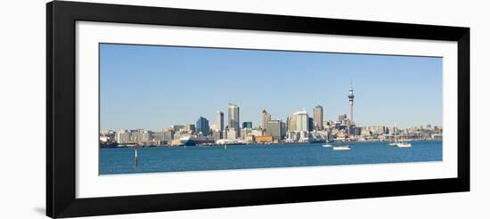 Panorama of the Auckland City Skyline, Auckland, North Island, New Zealand, Pacific-Matthew Williams-Ellis-Framed Photographic Print