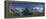 Panorama of the Mountain Range of Mont Blanc, Haute Savoie, French Alps, France-Roberto Moiola-Framed Premier Image Canvas