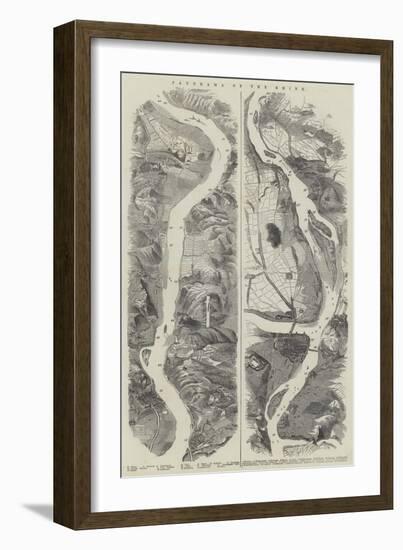 Panorama of the Rhine-null-Framed Giclee Print