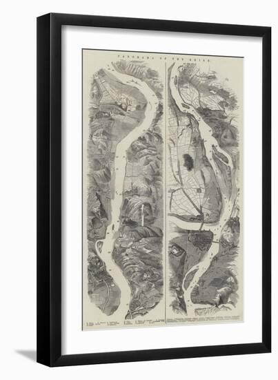 Panorama of the Rhine-null-Framed Giclee Print