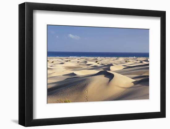 Panorama of the Sand Dunes of Maspalomas-Markus Lange-Framed Photographic Print