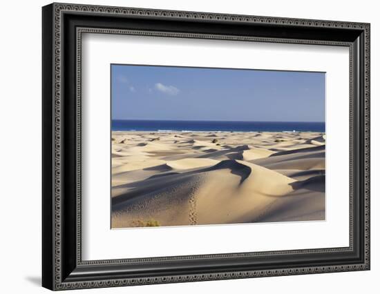 Panorama of the Sand Dunes of Maspalomas-Markus Lange-Framed Photographic Print