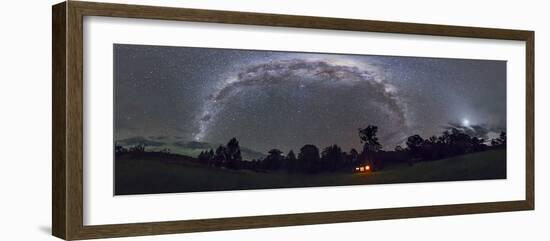 Panorama of the Southern Night Sky in Australia-Stocktrek Images-Framed Photographic Print