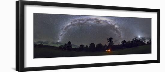 Panorama of the Southern Night Sky in Australia-Stocktrek Images-Framed Photographic Print