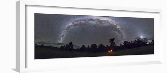 Panorama of the Southern Night Sky in Australia-Stocktrek Images-Framed Photographic Print