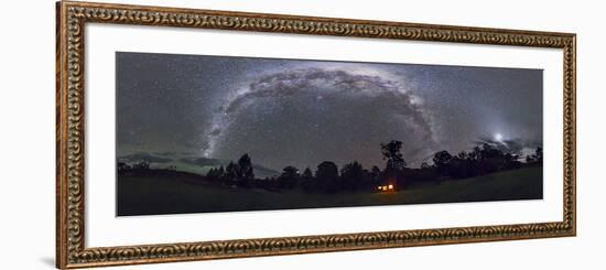 Panorama of the Southern Night Sky in Australia-Stocktrek Images-Framed Photographic Print