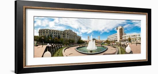 Panorama of the Station Square in Kharkiv, Ukraine, Europe-Mykola Iegorov-Framed Photographic Print