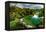 Panorama of Waterfalls in Krka National Park, Croatia-Lamarinx-Framed Premier Image Canvas