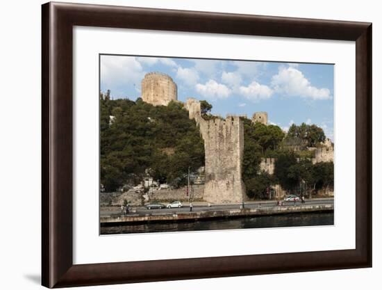 Panorama. Old Fort Along the Bosphorus Coast. Istanbul. Turkey-Tom Norring-Framed Photographic Print