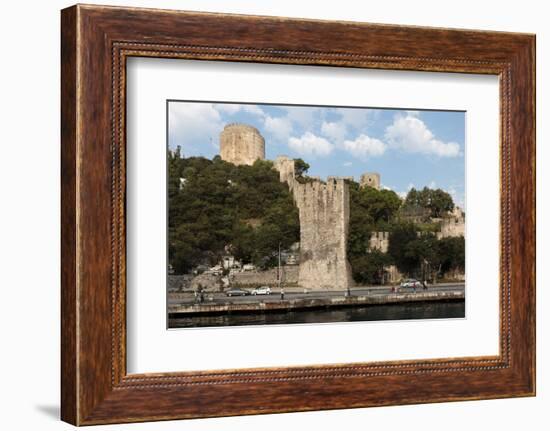 Panorama. Old Fort Along the Bosphorus Coast. Istanbul. Turkey-Tom Norring-Framed Photographic Print