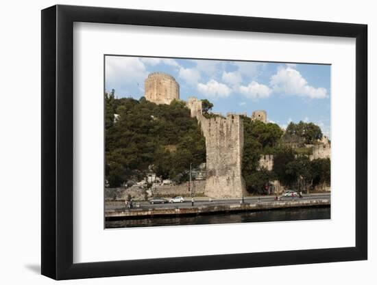 Panorama. Old Fort Along the Bosphorus Coast. Istanbul. Turkey-Tom Norring-Framed Photographic Print