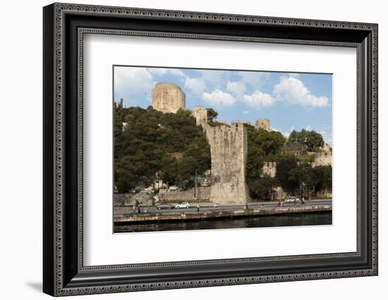 Panorama. Old Fort Along the Bosphorus Coast. Istanbul. Turkey-Tom Norring-Framed Photographic Print